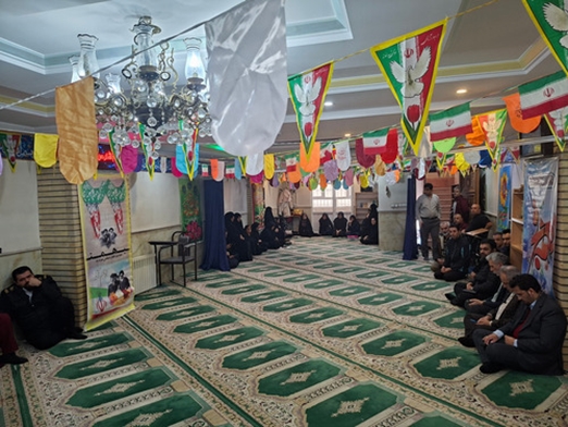 برگزاری مراسم جشن نیمه شعبان و ولادت حضرت قائم (عج) در مرکز پزشکی ،آموزشی و درمانی لقمان حکیم 